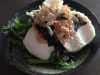 水菜と豆腐の梅ドレサラダ