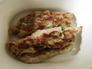 離乳食 つかみ食べハンバーグ
